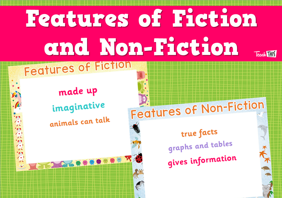 Features of Fiction and Non-Fiction Texts - Sort