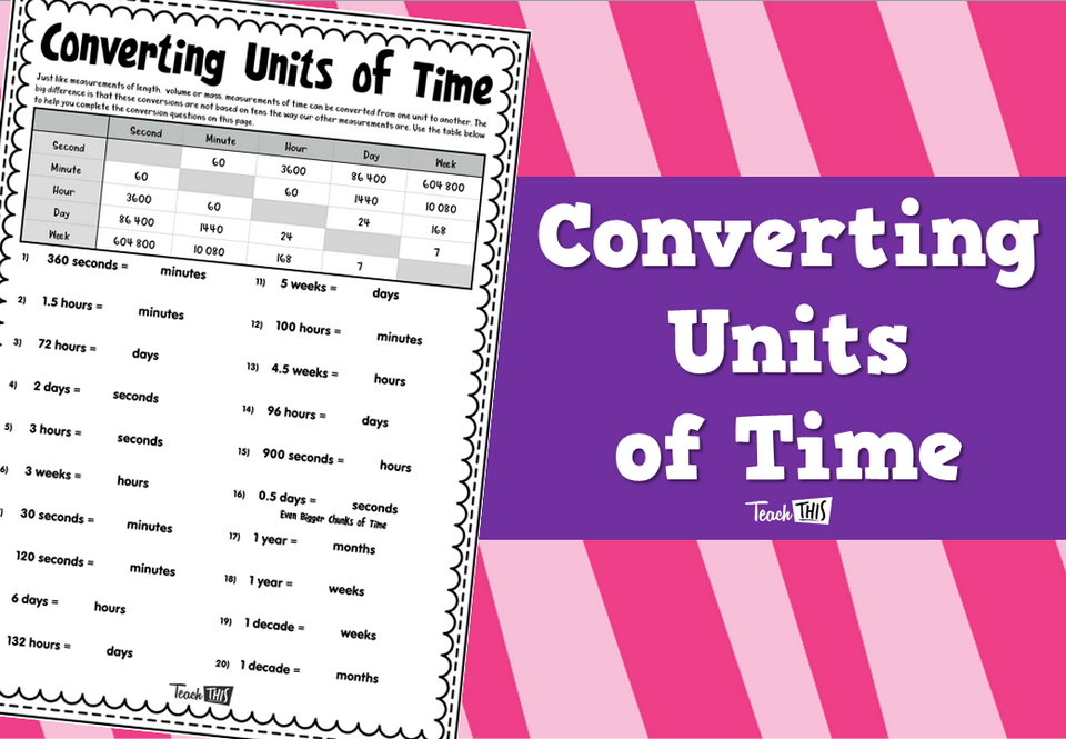 Converting Units of Time