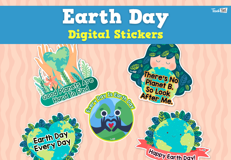 Earth Day - Digital Stickers