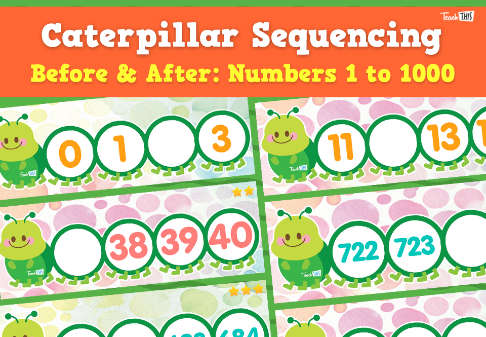 Caterpillar -Number Sequencing