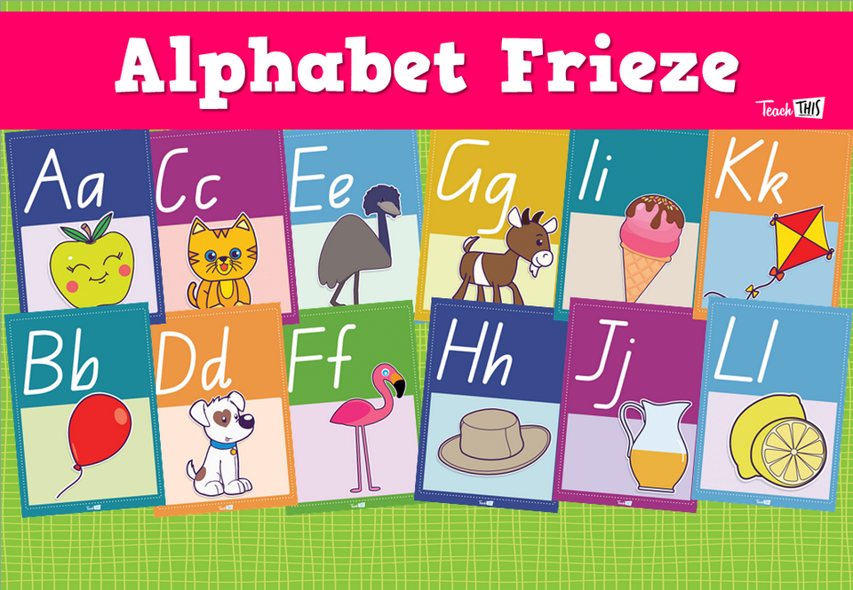 Alphabet Frieze