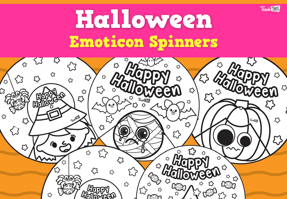 Halloween - Emoticon Spinners