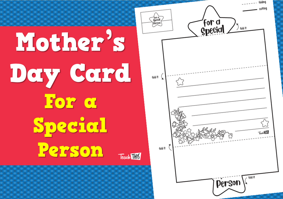 Mother's Day Card - For a Special Person