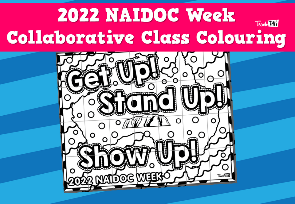 NAIDOC Week Collaborative Class Colouring