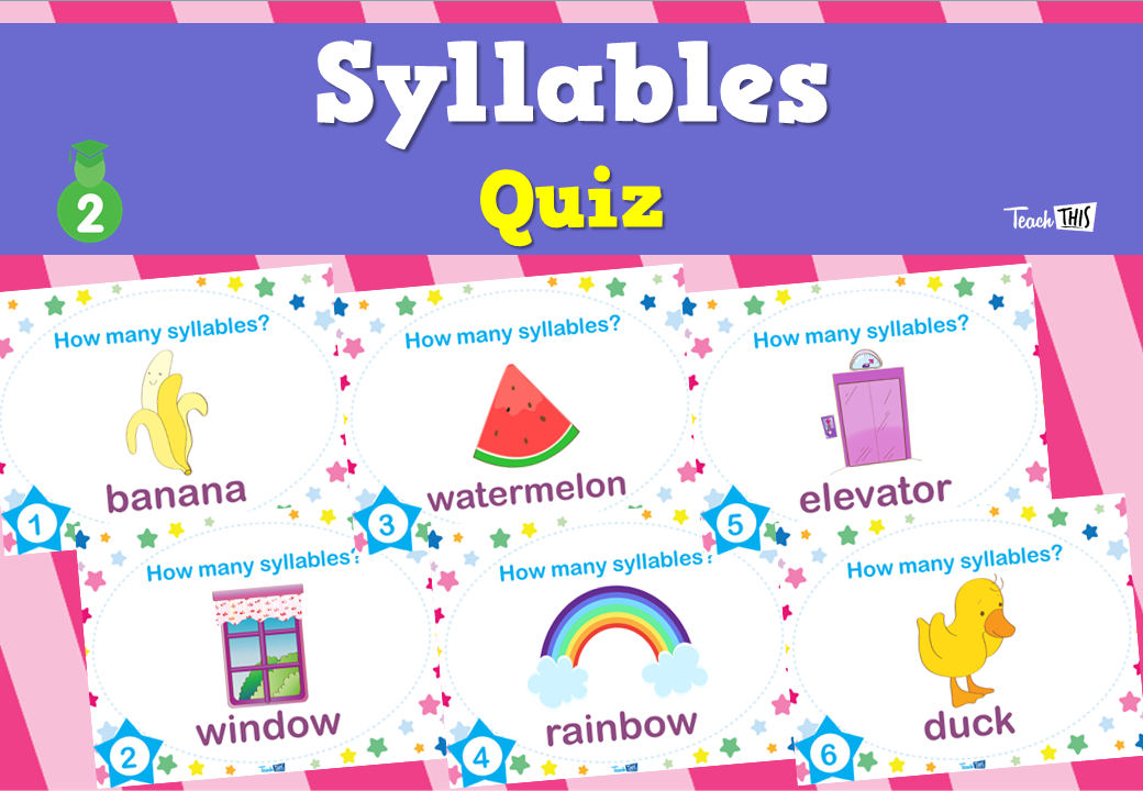 Syllables - Quiz
