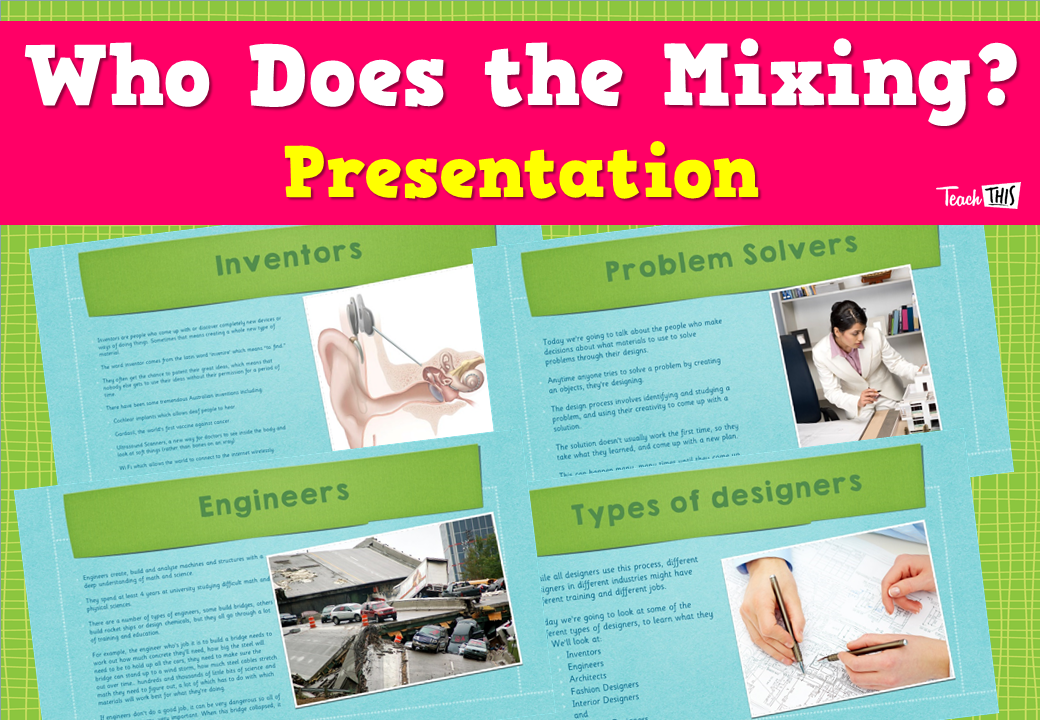 Who Does the Mixing? - Presentation