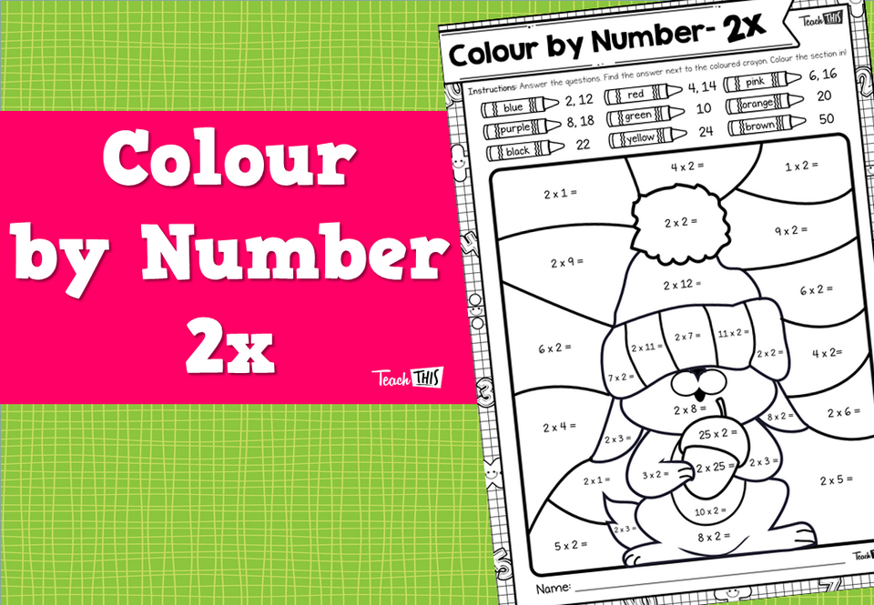 Colour by Number- 2x