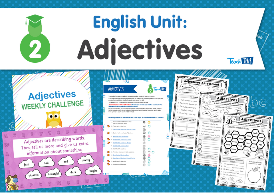 English Unit: Adjectives