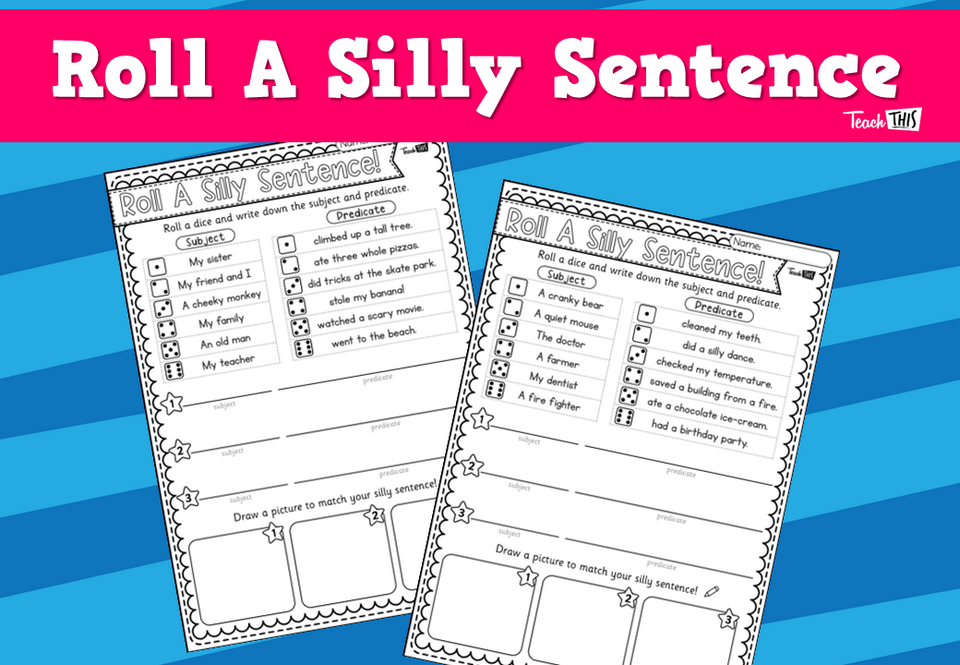Roll A Silly Sentence