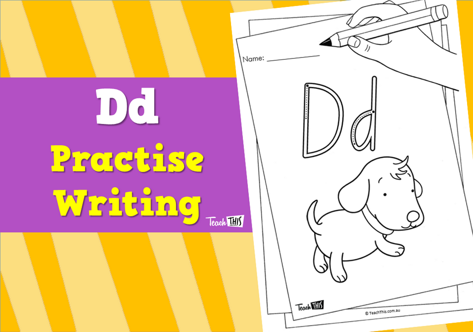 Dd - Practise Writing