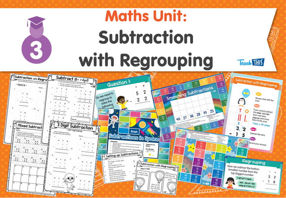 Maths Unit: Subtraction with Regrouping