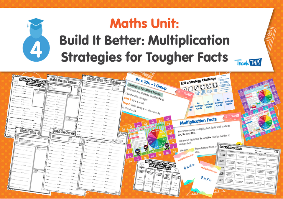 Maths Unit: Build It Better: Multiplication Strategies for Tougher Facts