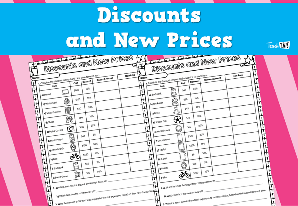 Discounts and New Prices