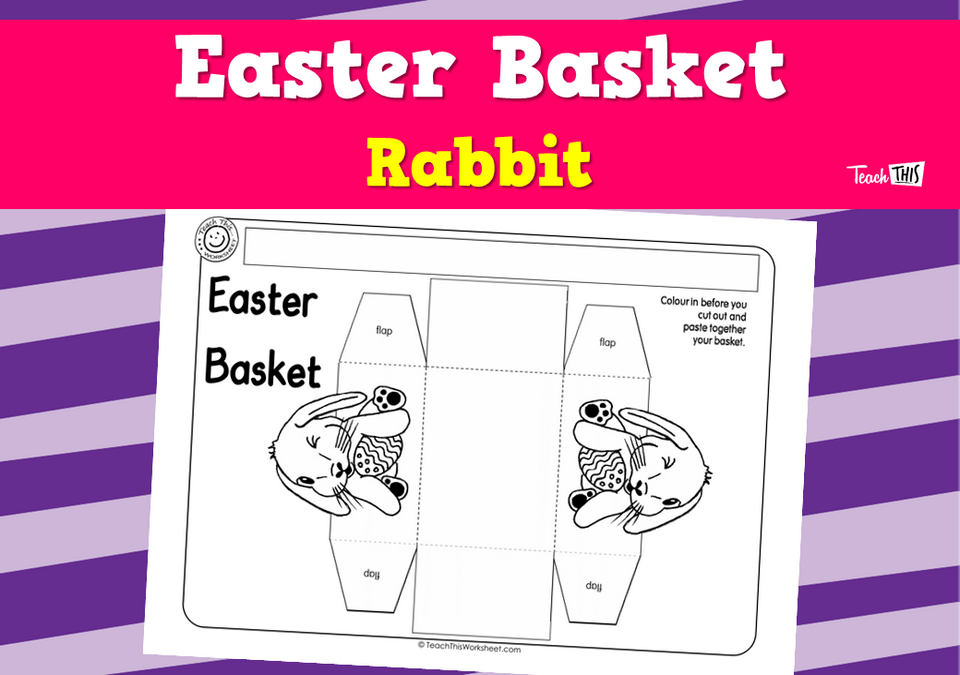 Easter Basket - Rabbit