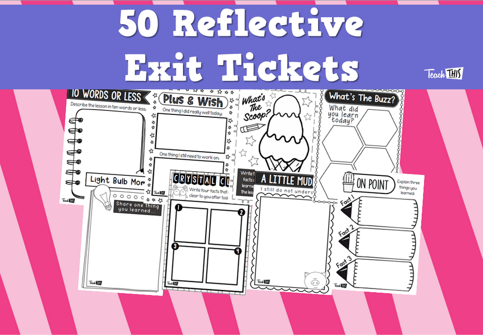 50 Reflective Exit Tickets