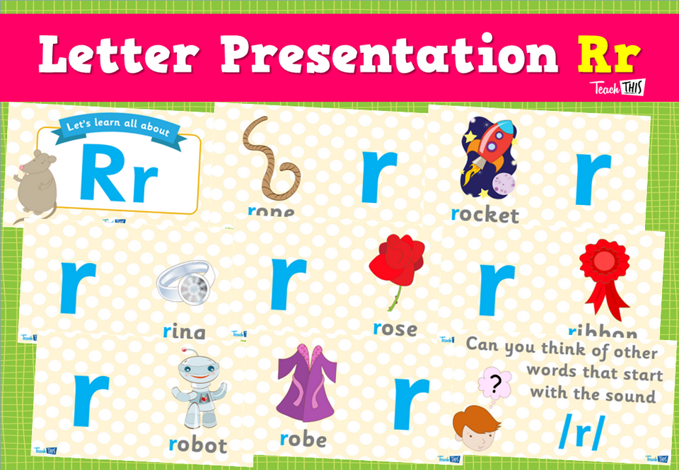 Letter Presentation Rr