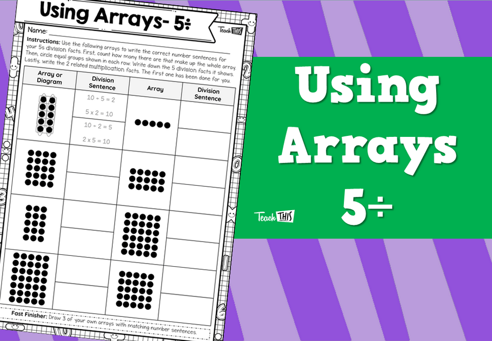 Using Arrays- 5÷