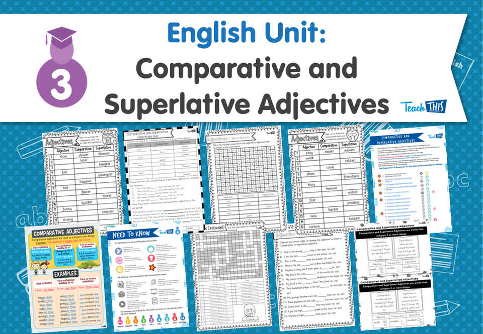 English Unit: Comparative and Superlative Adjectives