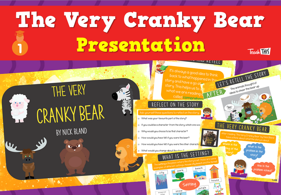 The Very Cranky Bear - Presentation