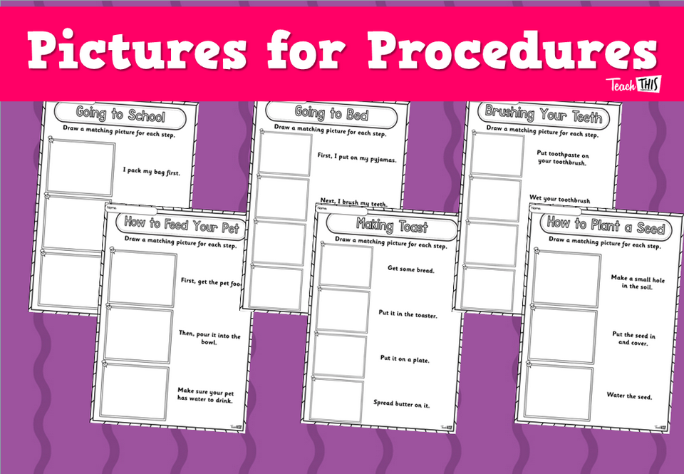 Pictures for Procedures