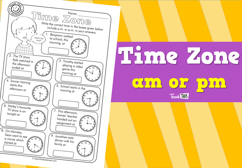 Time Zone - am or pm