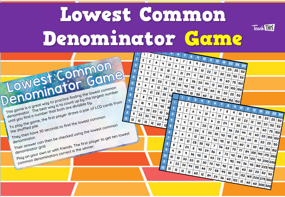 Lowest Common Denominator Game