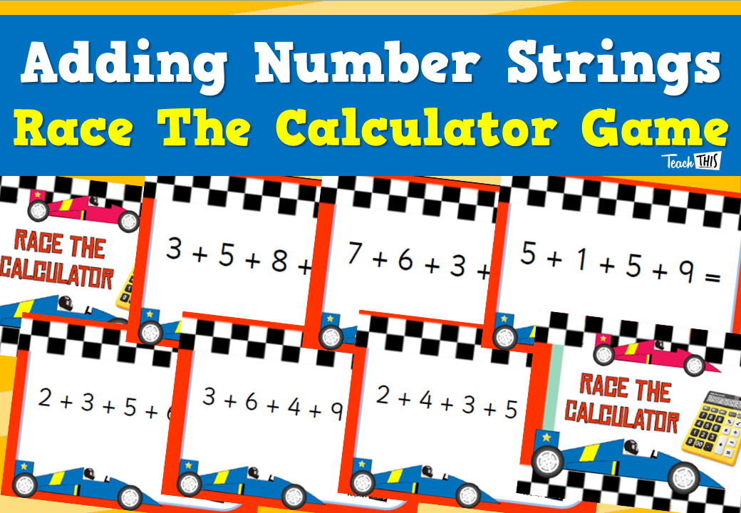 Adding Number Strings - Calculator Game