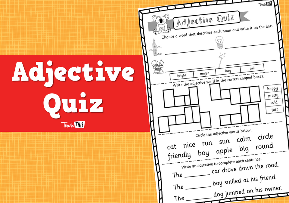 Adjective Quiz