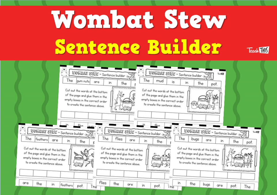 Wombat Stew - Sentence Builder