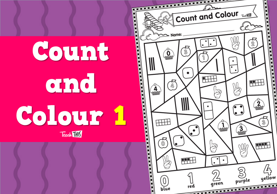 Count and Colour - Number 1