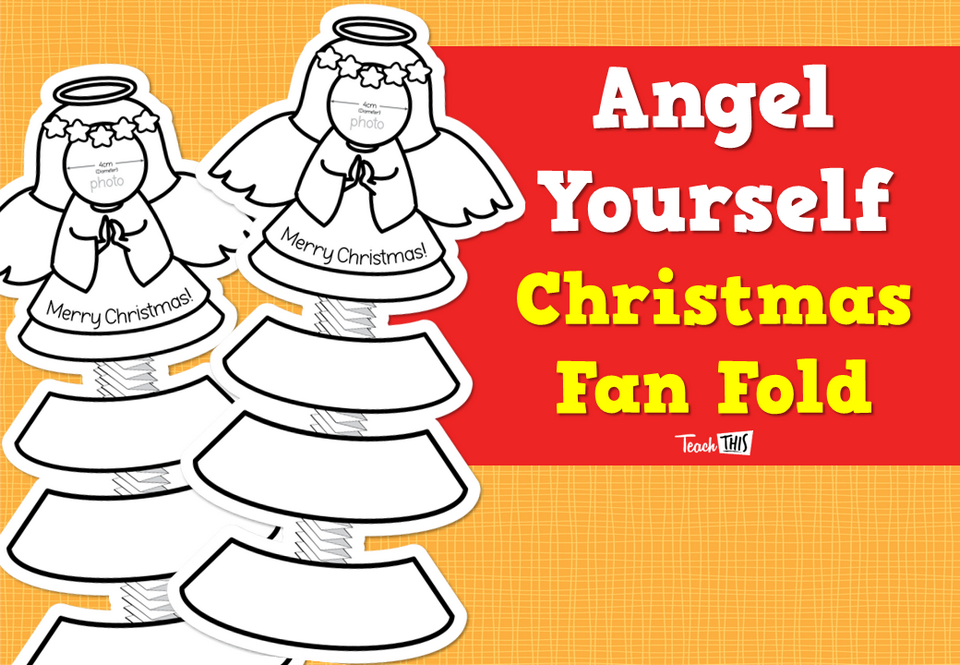 Angel Yourself - Christmas Fan Fold
