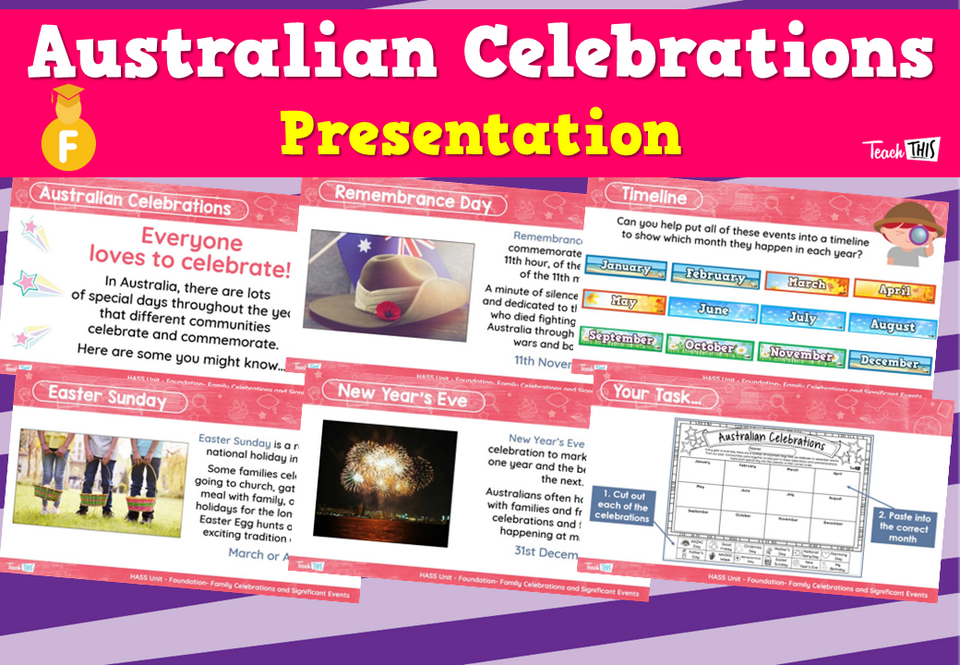 Australian Celebrations - Presentation