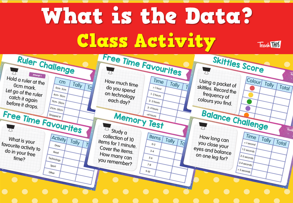 What is the Data? Class Activity
