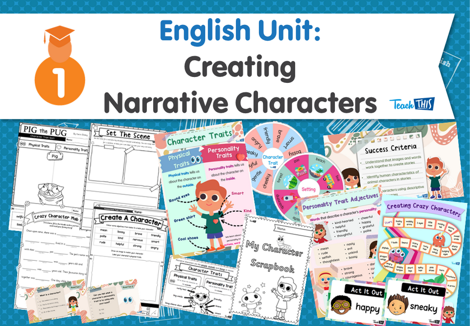 English Unit: Creating Narrative Characters