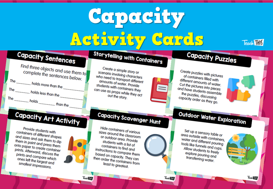 Capacity Activity Cards