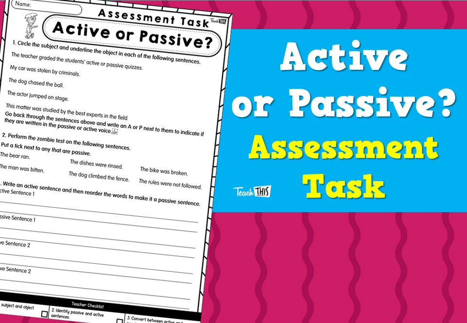 Active or Passive?
