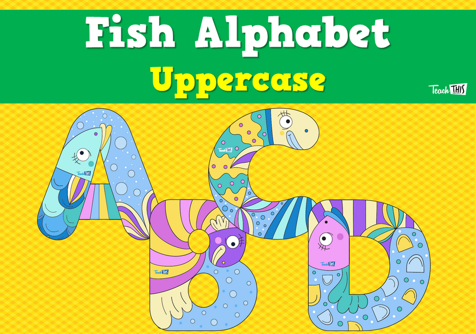 Fish Alphabet - Uppercase
