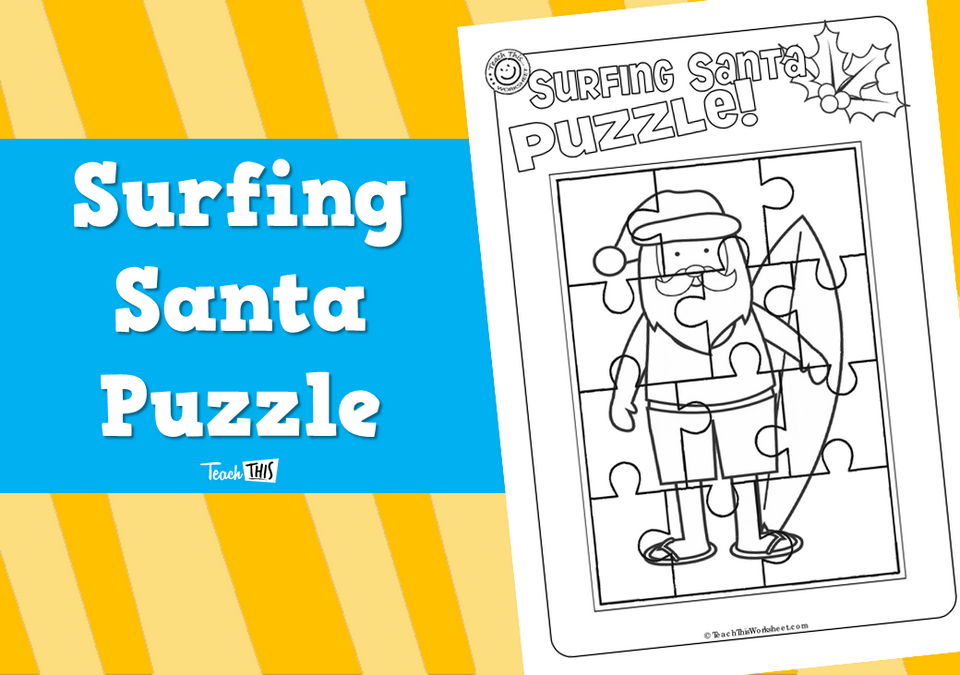 Surfing Santa Puzzle