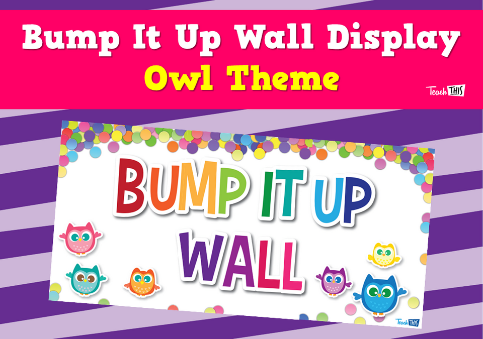 Bump It Up Wall Display - Owl Theme