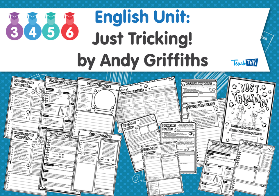English Unit: Just Tricking! by Andy Griffiths