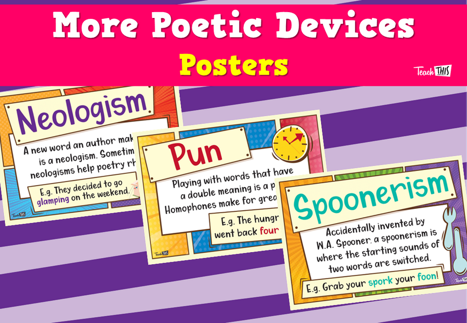More Poetic Devices Posters