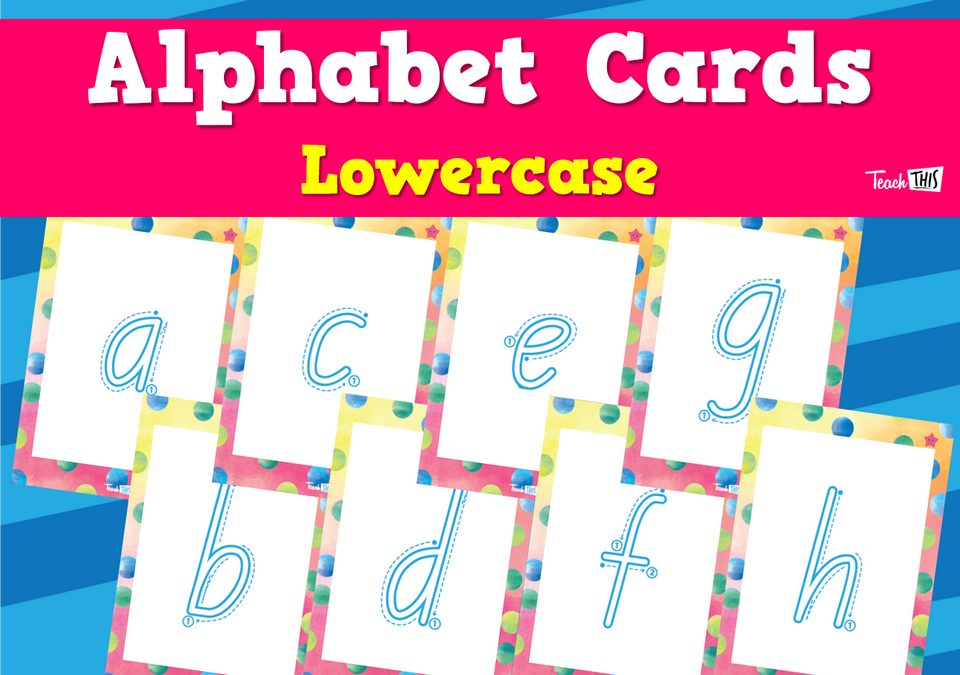 Alphabet Cards - Lowercase