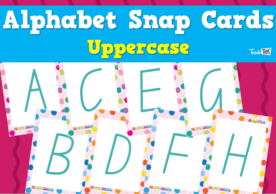Alphabet Snap Cards - Uppercase