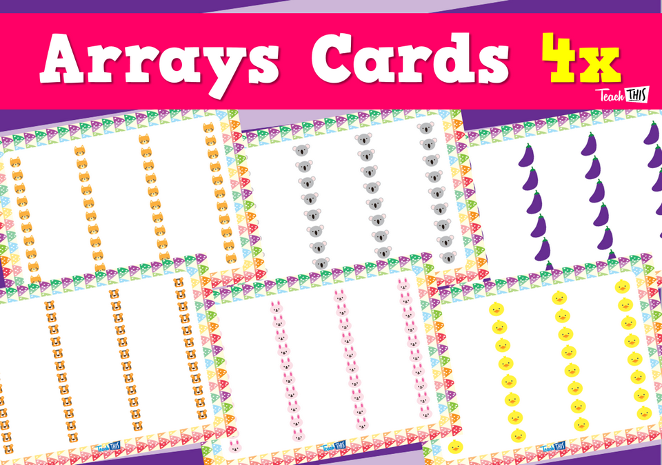 Arrays Cards 4x