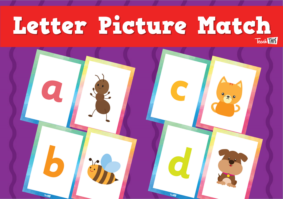 Letter Picture Match Lowercase