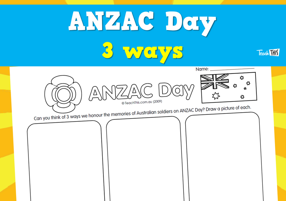 ANZAC Day 3 Ways