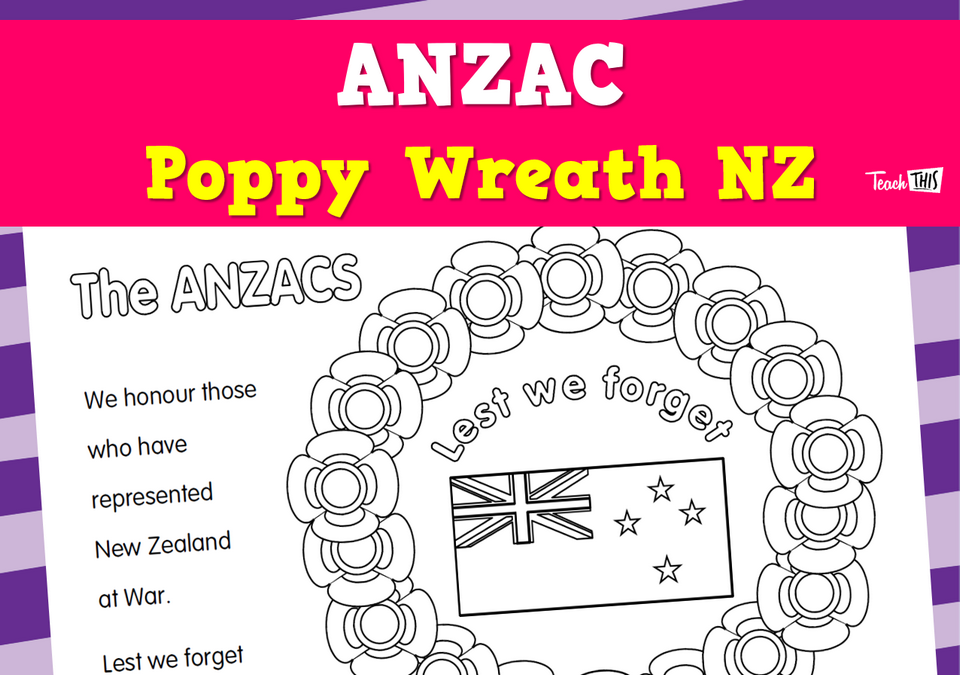 ANZAC Poppy Wreath - NZ