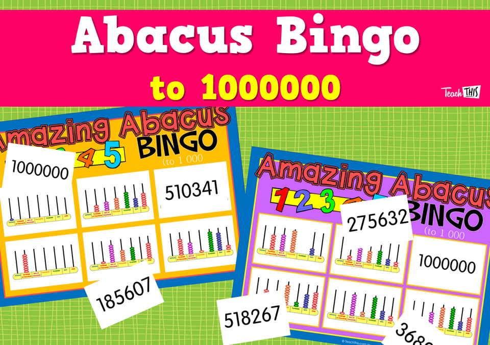 Abacus Bingo to 1000000