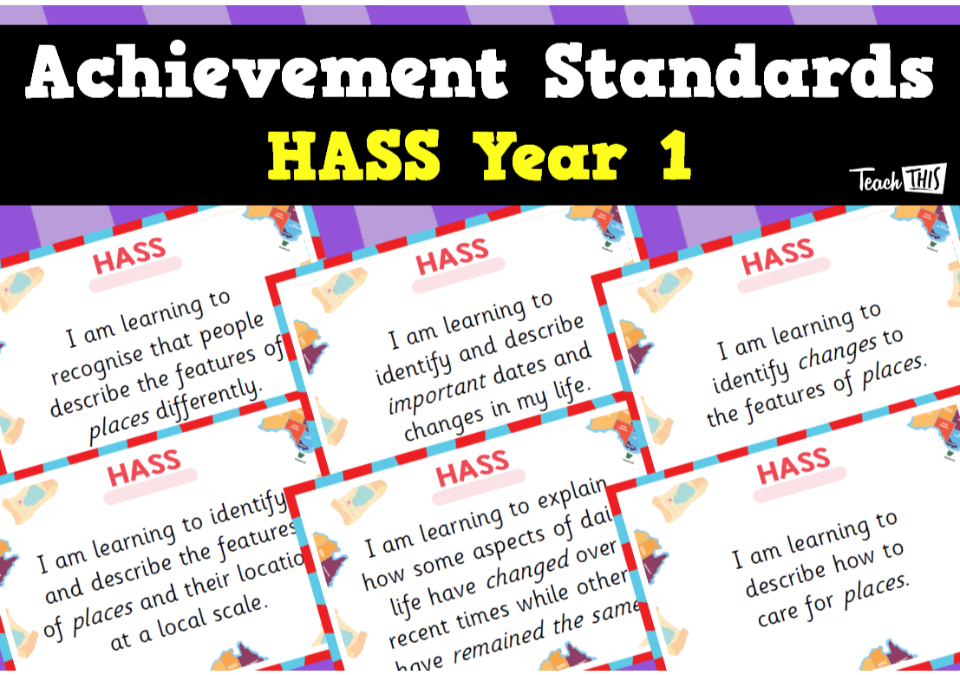 Achievement Standards - HASS Year 1