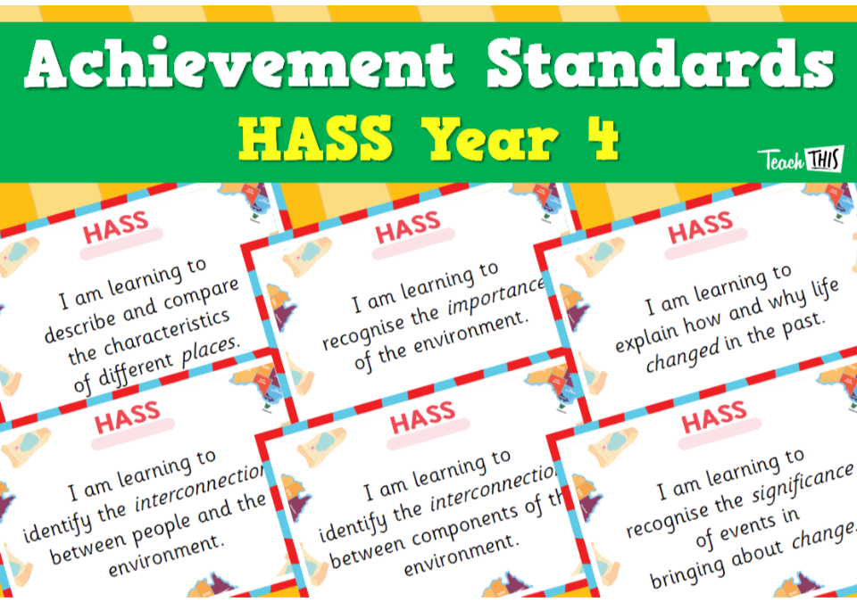 Achievement Standards - HASS Year 4